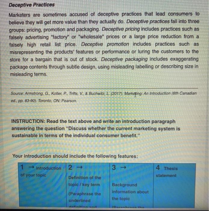 This is an english assignment it asks to write an