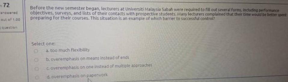 33 Changes in work processes, methods, and