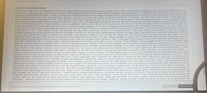 CASE OF RICHARD BRANSON Mos me than CEO, Sir