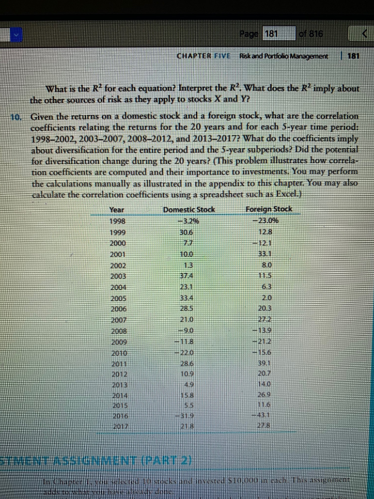 Page 181 of 816 CHAPTER FIVE Risk and Portfolio