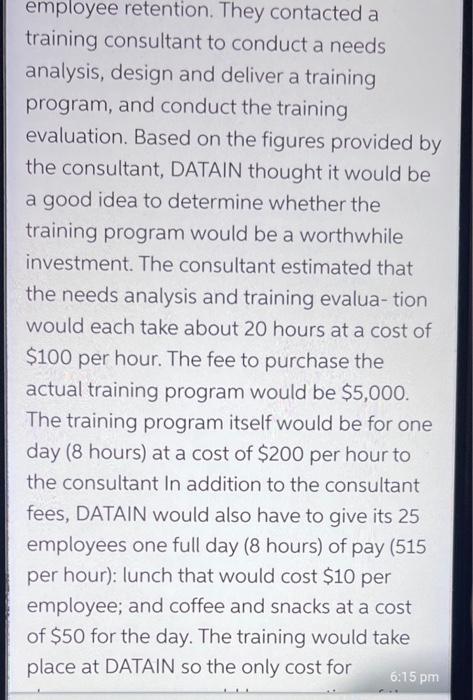 Datain Case Study DATAIN DATAIN is a company that