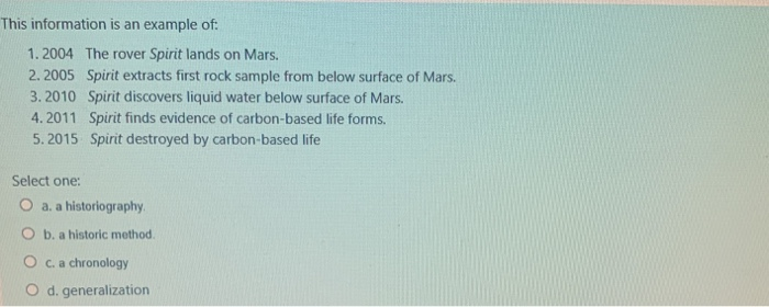 This information is an example of: 1.2004 The