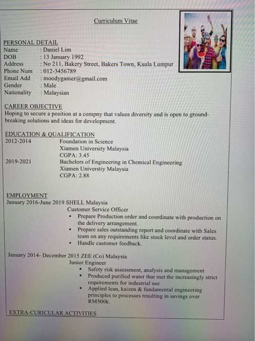 Question 5 (15 marks) Read the job advertisement