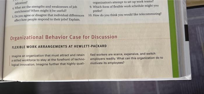 Answer only Question 2. alization? 4. What are