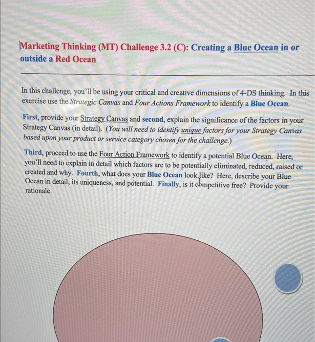 Marketing Thinking (MT) Challenge 3.2 (C):