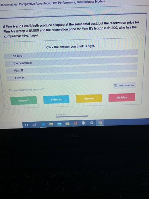 thaermel, 4e, Competitive Advantage, Firm