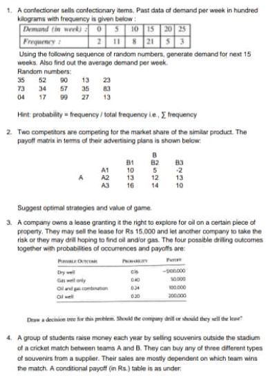 1. A confectione nella confectionary ternt. Past