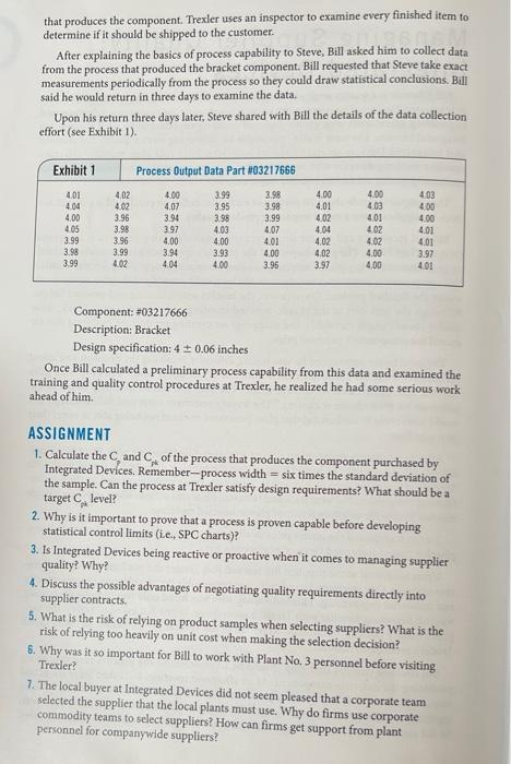 Managing Supplier Quality: Integrated Devices 3