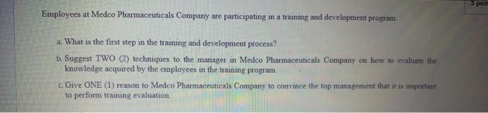 poir Employees at Medco Pharmaceuticals Company