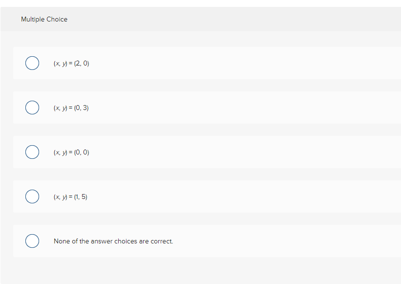 What is the optimal solution for the following