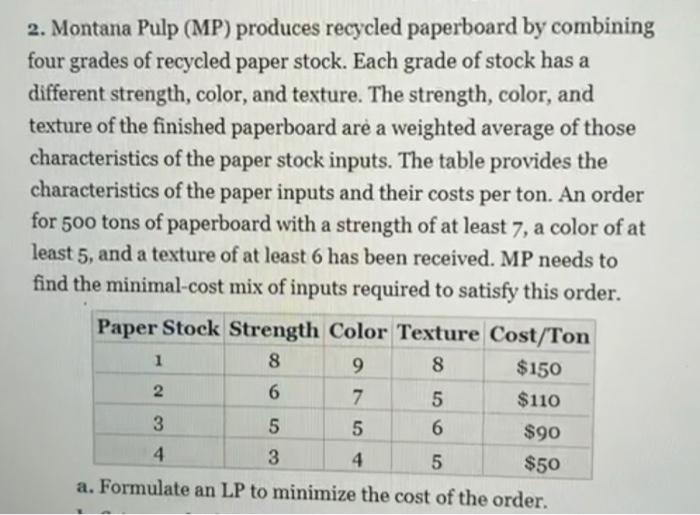 Problems 1. DynaTune is trying to determine how