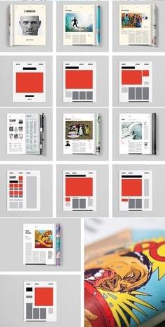 Design a magazine Using Adobe Illustrator for the