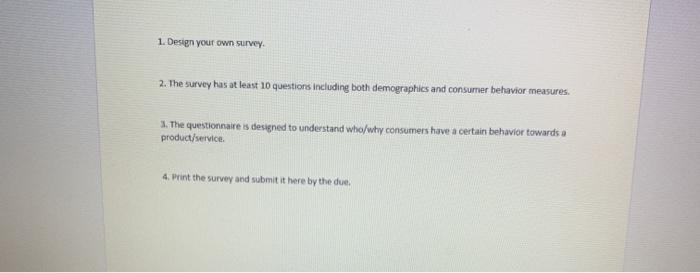 1. Use Google Forms to create a questionnair by