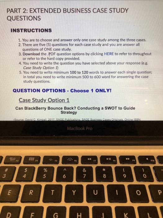 can anyone answer this question please PART 2: