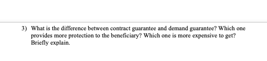What is the difference between contract guarantee