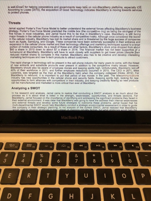 can anyone answer this question please PART 2: