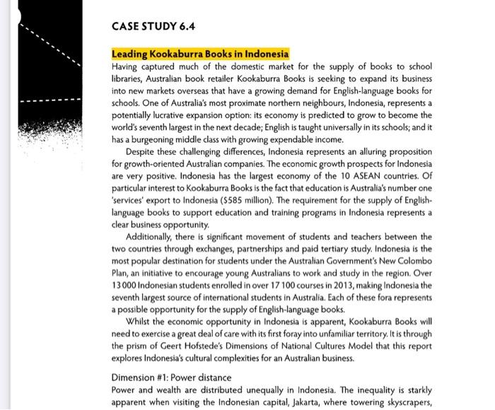 Leadership case-Leading Kookaburra Books in