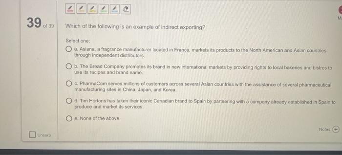 M 3938 Which of the following is an example of