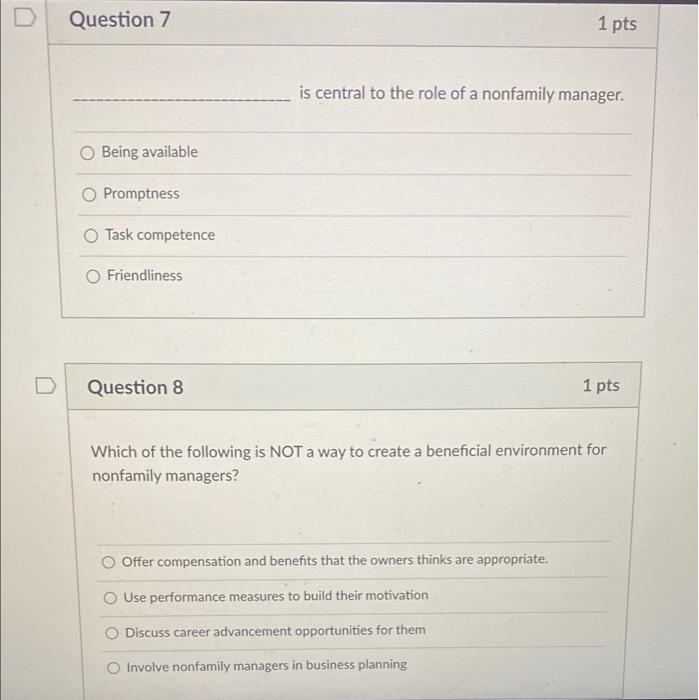 7/8 D Question 7 1 pts is central to the role of