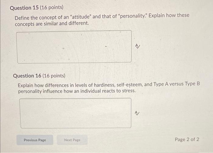 need help 15 and 16 . short parapgraph both.