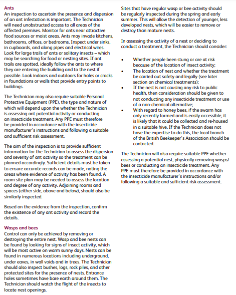 Read the text below and complete the SOP