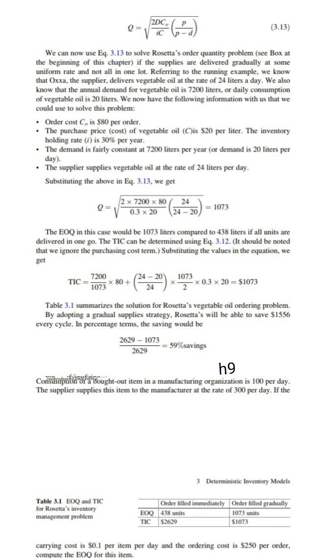 need right answer 2DC iC p-d (3.13) We can now