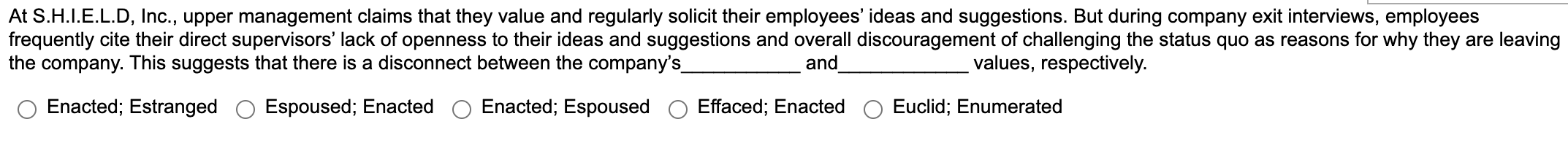 At S.H.I.E.L.D, Inc., upper management claims