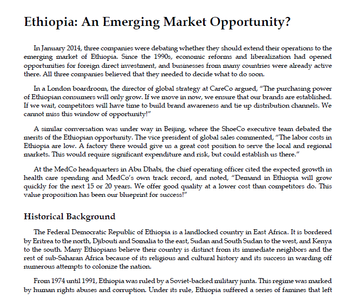 The question is in the last picture Ethiopia: An