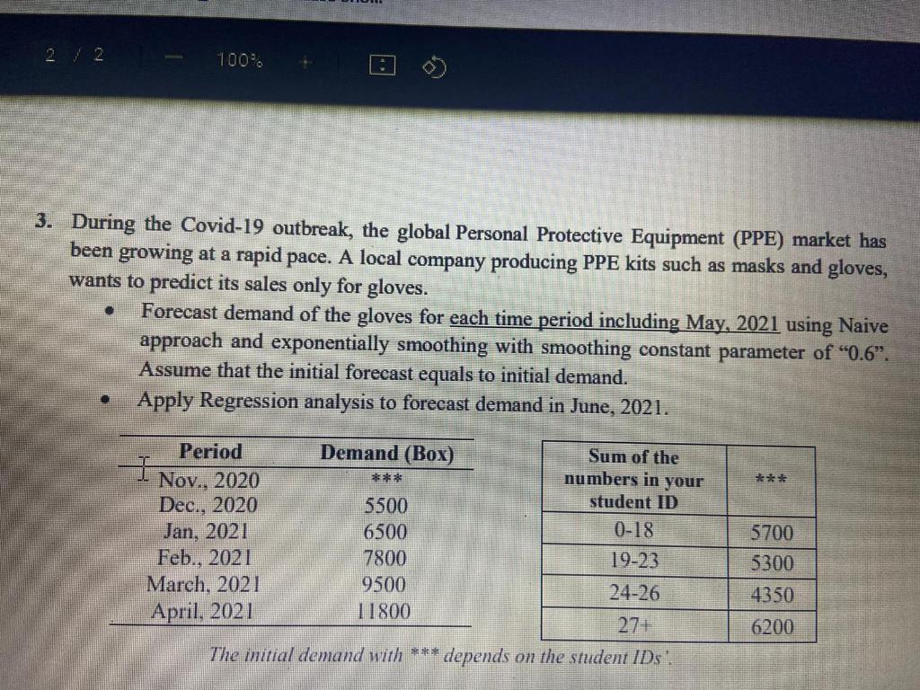 id 119203003 2 / 2 100% 3. During the Covid-19