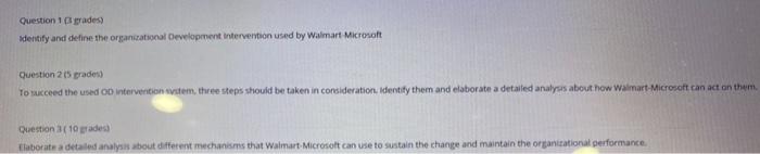 Case Study Walmart and Microsoft recently