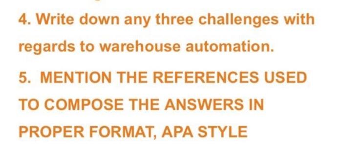 4. Write down any three challenges with regards