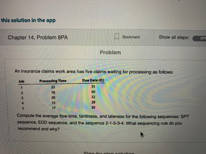 this solution in the app Chapter 14, Problem 8PA