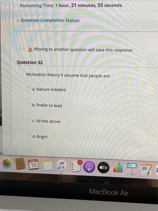 Remaining Time: 1 hour, 23 minutes, 09 seconds