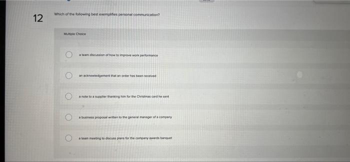 bussiness communication class work. please answer