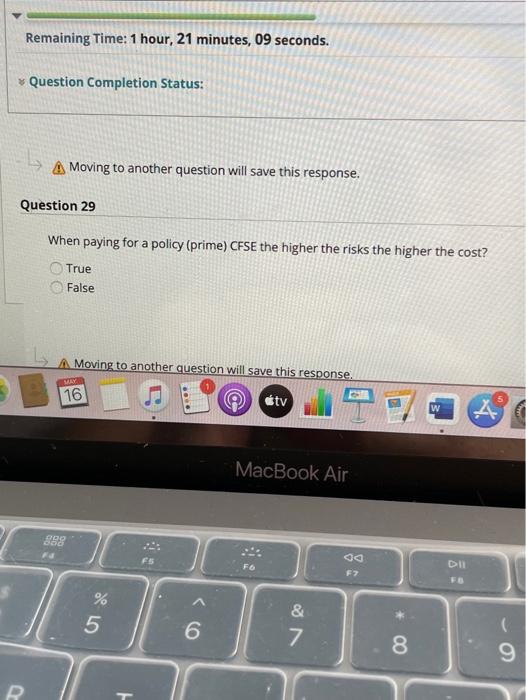 Remaining Time: 1 hour, 23 minutes, 09 seconds