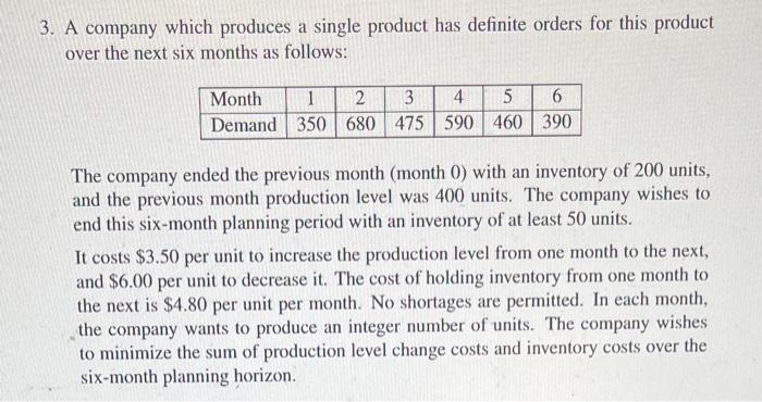 Please make an algebraic model for this question