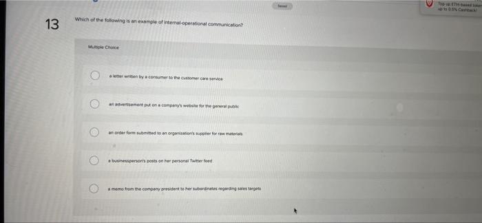 bussiness communication class work. please answer