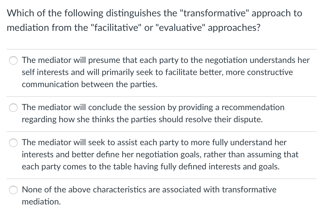 Which of the following distinguishes the