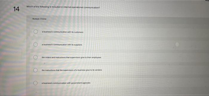 bussiness communication class work. please answer