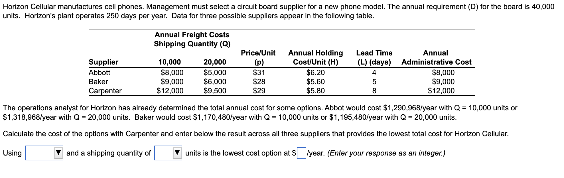 Carpetner, Abbott, baker. 10,000, 20,000 The