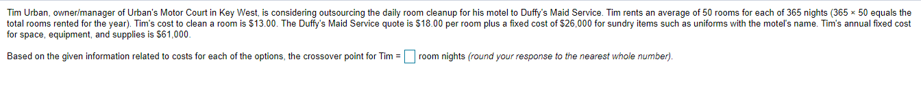 Tim Urban, owner/manager of Urban's Motor Court