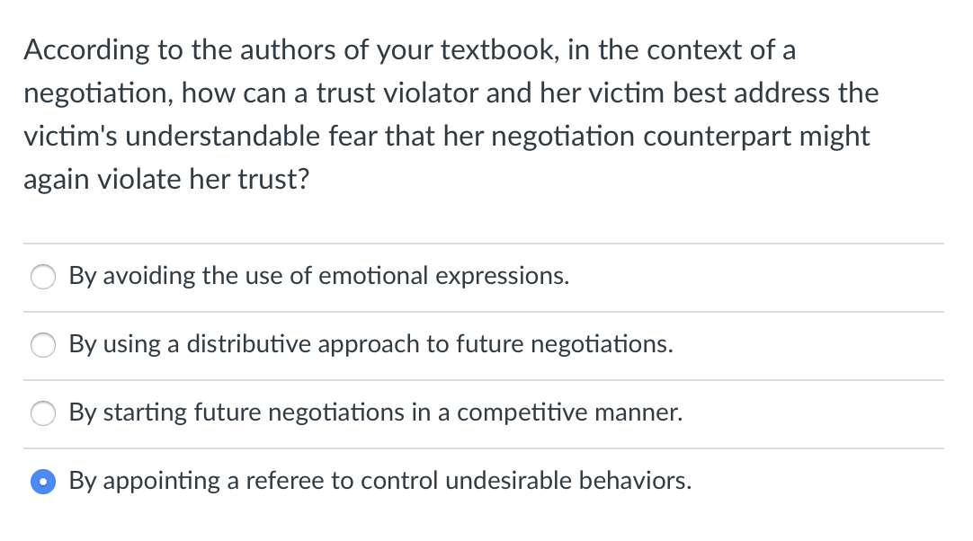 Which of the following distinguishes the