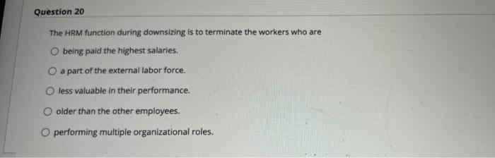 please answer all Question 18 What is the