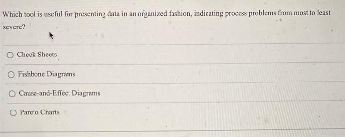 Which tool is useful for presenting data in an