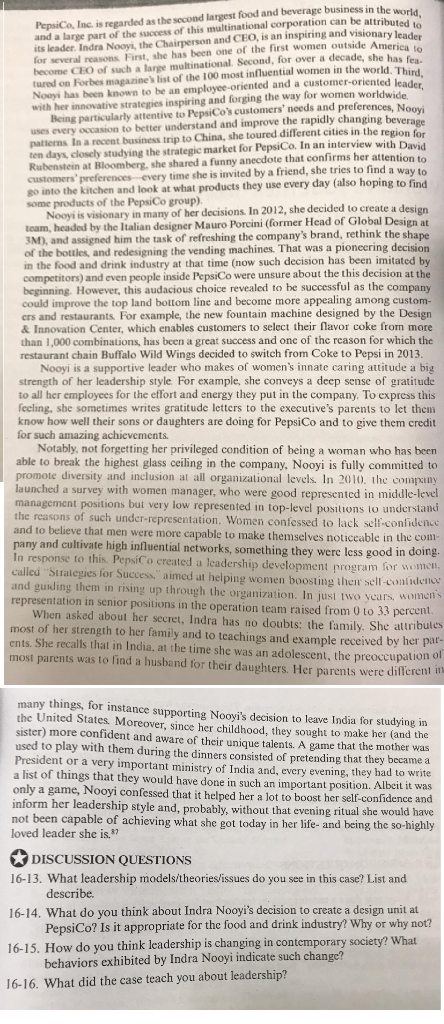 ation can be attributed to PepsiCo, Inc. is