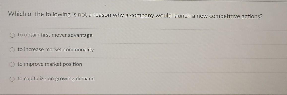 Which of the following is not a reason why a