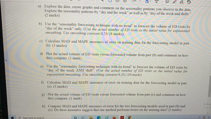The spreadsheet contains data on the number of