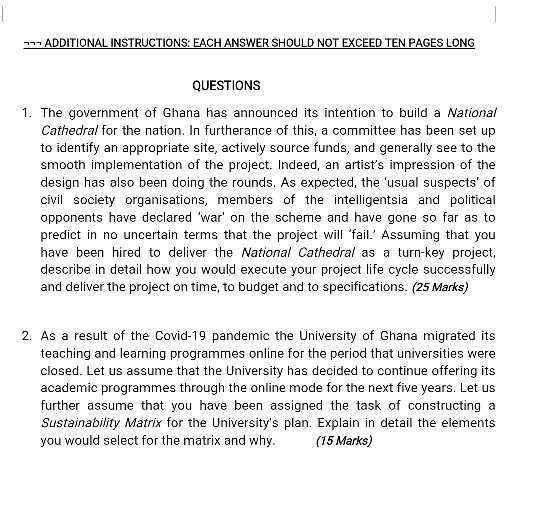 I need 5 pages for each question, in a word