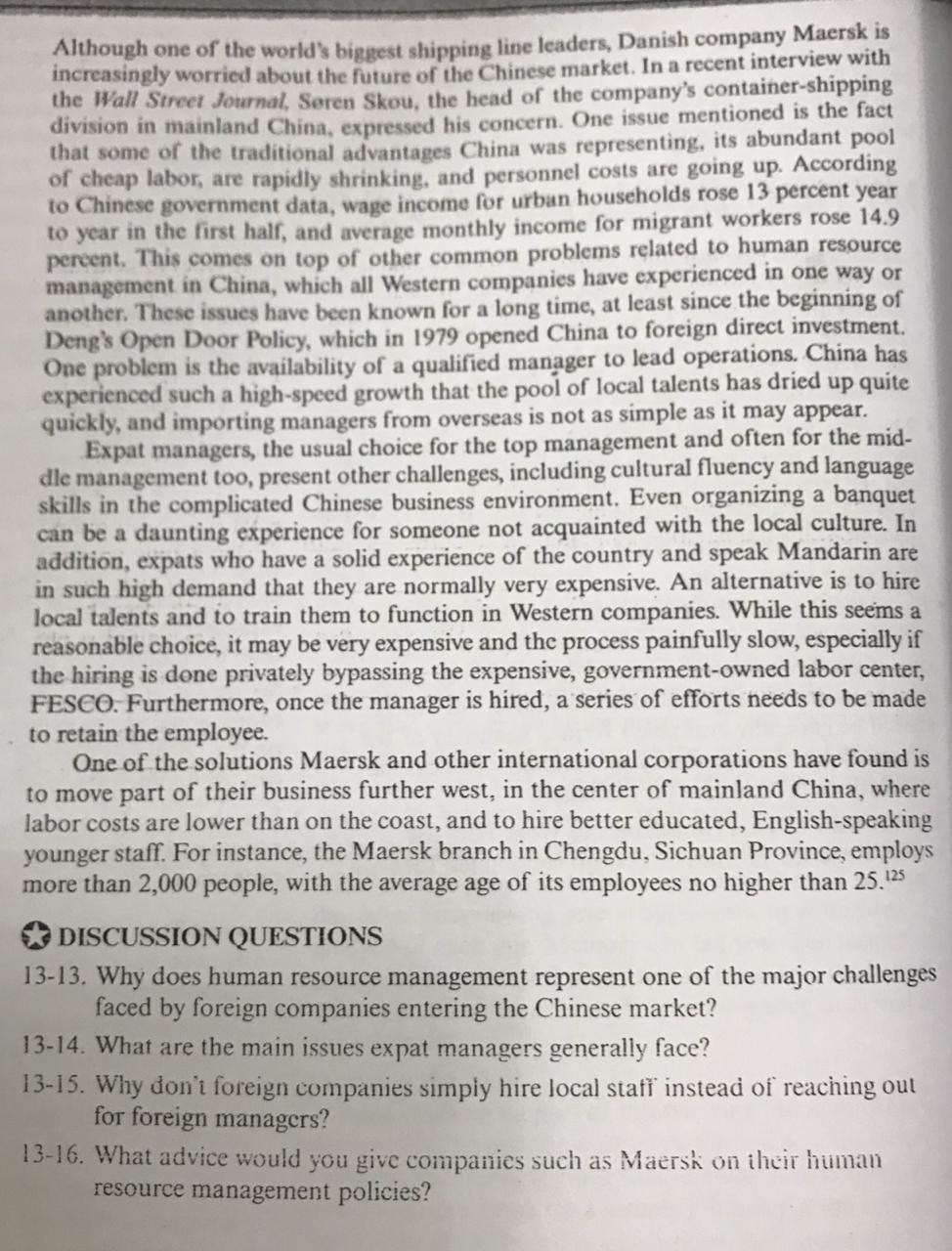 Although one of the world's biggest shipping line