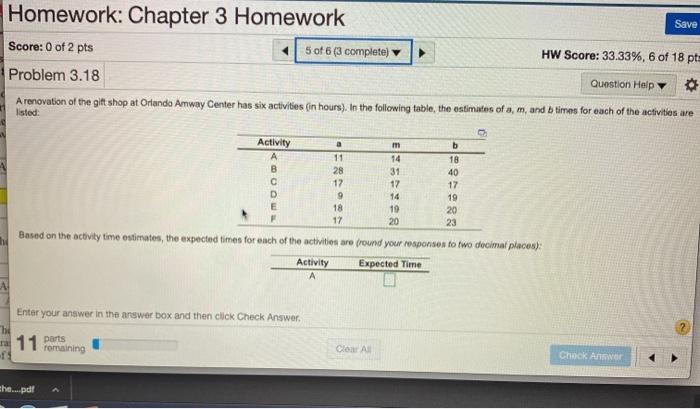 Can you please do expected times A-F? Homework: